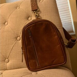 Brand New Leather cross body